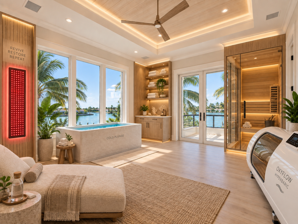 Premium health recovery amenities
