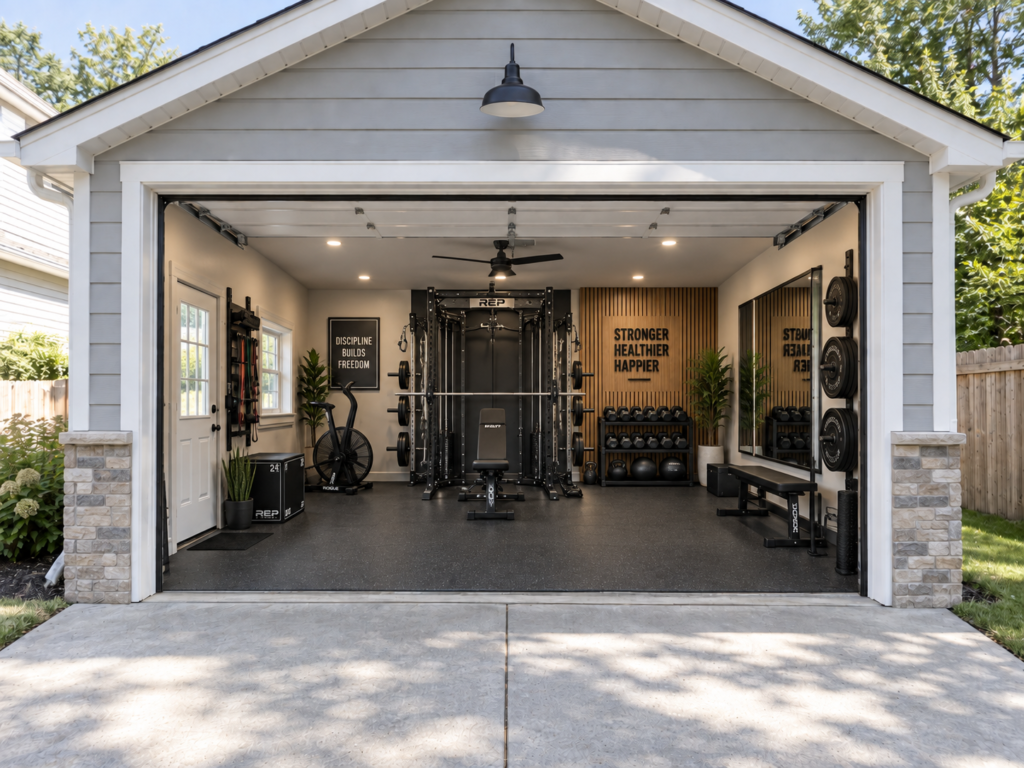 Garage gym studio